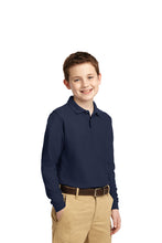 Port Authority® Youth Long Sleeve Silk Touch™ Polo