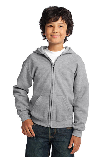 Gildan® Youth Heavy Blend™ Full-Zip Hooded Sweatshirt