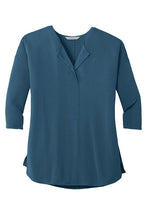 Port Authority® Ladies Concept 3/4-Sleeve Soft Split Neck Top