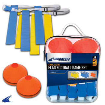 FOOTBALL FLAG AND CONE SET