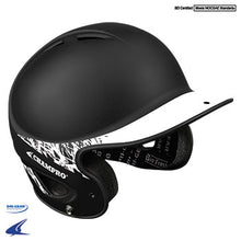 BASEBALL TWO-TONE RUBBERIZED MATTE FINISH HELMET