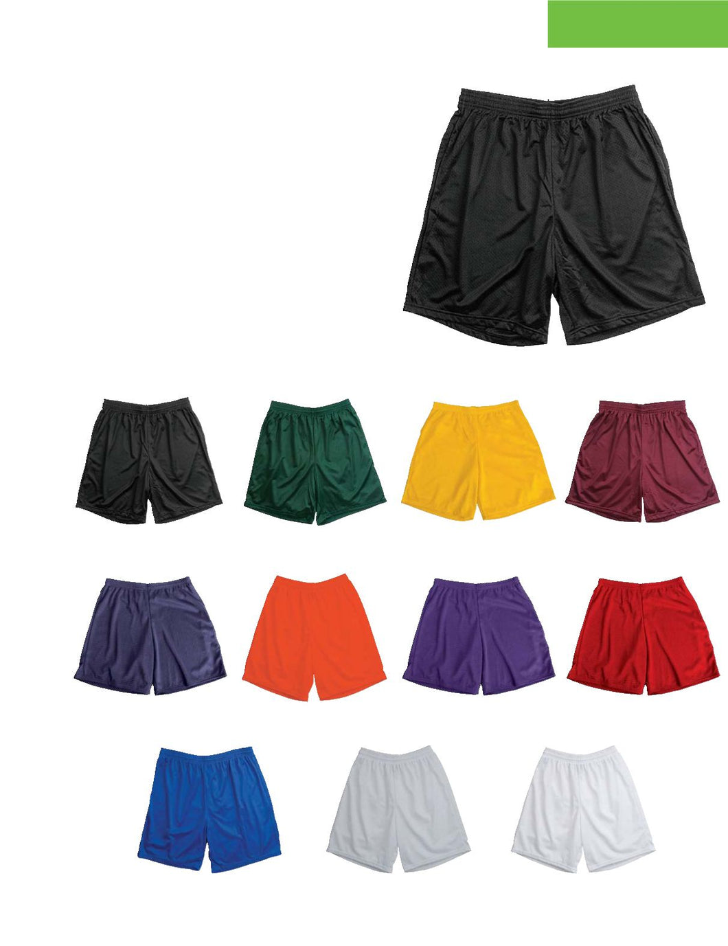 TRICOT MESH SHORTS-2PLY